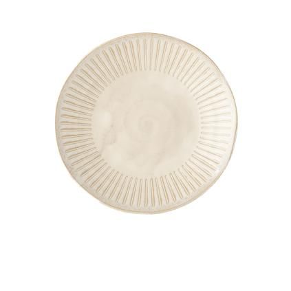 Jídelní talíř RIDGED ALABASTER 25 cm, MIJ