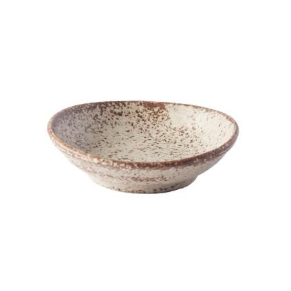 Miska na omáčku SAND GREY 8 cm, 20 ml, nepravidelná, MIJ