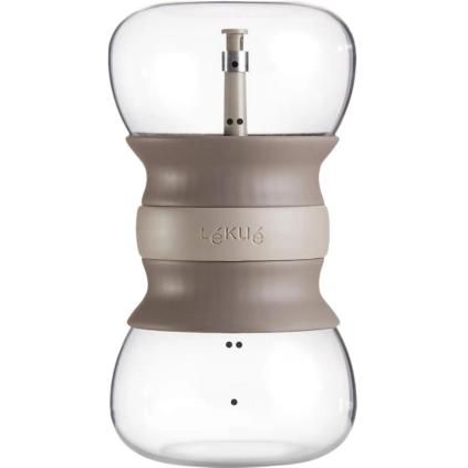 Čajová konvice s infuzérem CALM TEA 500 ml, hnědá, sklo, Lékué