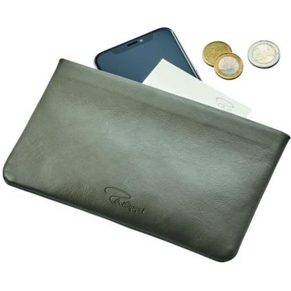 Pouzdro JEAN 18 cm, taupe, kůže, Philippi