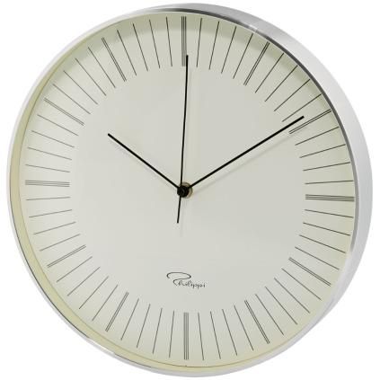 Nástěnné hodiny TEMPUS W4 31 cm, bílá, Philippi