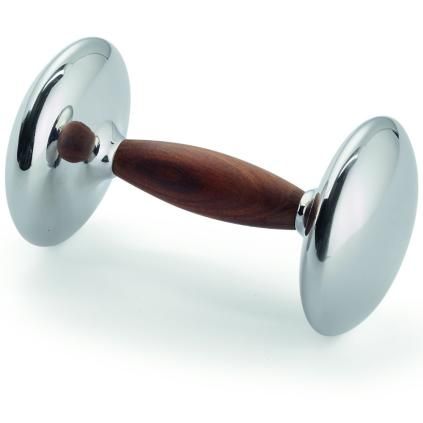 Těžítko ve tvaru činky STUDIO 17 cm, 2 kg, stříbrná, Philippi
