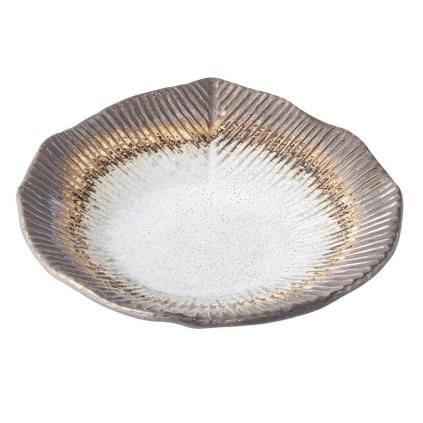 Předkrmový talíř AKANE GREY 16 cm, nepravidelný, MIJ