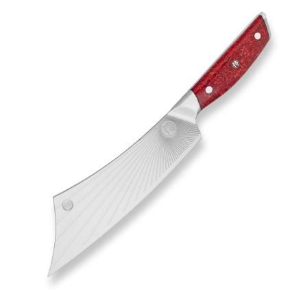 Kuchařský nůž BBQ MAX SANDVIK RED NORTHERN SUN 21 cm, červená, Dellinger