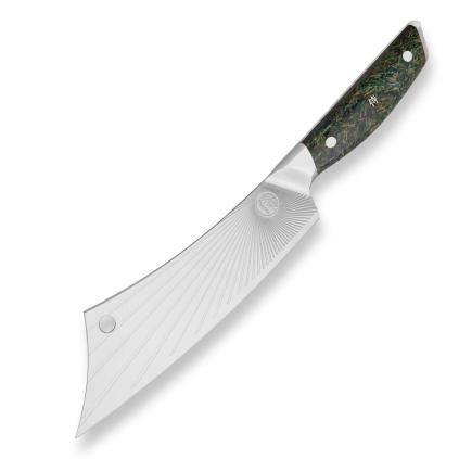 Kuchařský nůž BBQ MAX SANDVIK GREEN NORTHERN SUN 21 cm, zelená, Dellinger