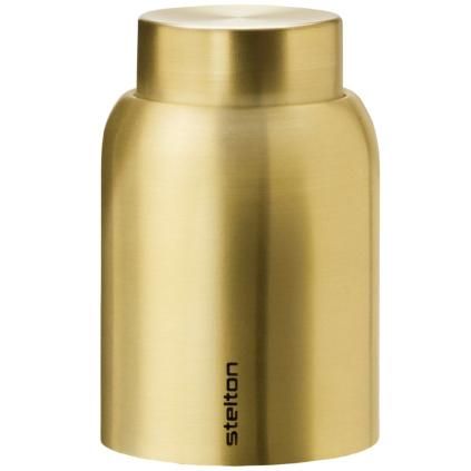 Uzávěr na víno COLLAR, vakuovací, mosazná, Stelton