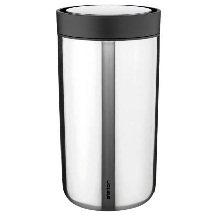 Termohrnek TO GO CLICK 200 ml, stříbrná, Stelton
