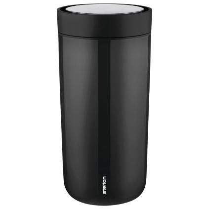 Termohrnek TO GO CLICK 400 ml, černá, Stelton