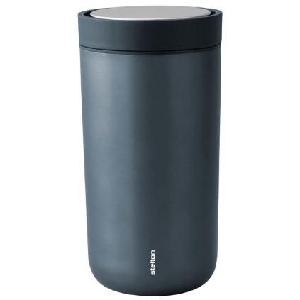 Termohrnek TO GO CLICK 200 ml, lesklá tmavě modrá, Stelton