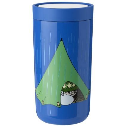 Termohrnek TO GO CLICK MOOMIN CAMPING 200 ml, modrá, Stelton