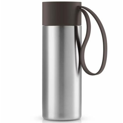 Termohrnek TO GO 350 ml, čokoládová, nerez, Eva Solo
