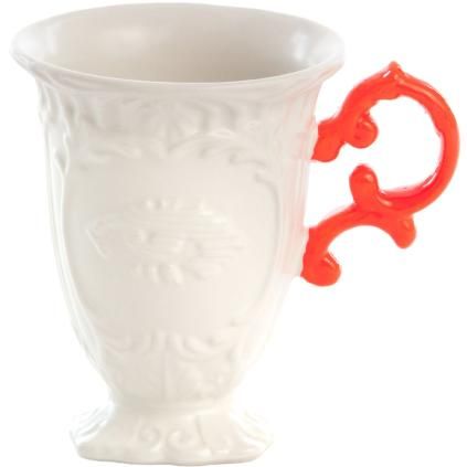 Hrnek I-WARES 11,5 cm, oranžová, Seletti