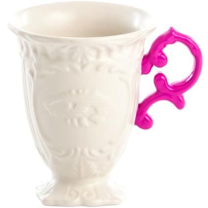 Hrnek I-WARES 11,5 cm, fuchsiová, Seletti