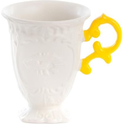 Hrnek I-WARES 11,5 cm, žlutá, Seletti