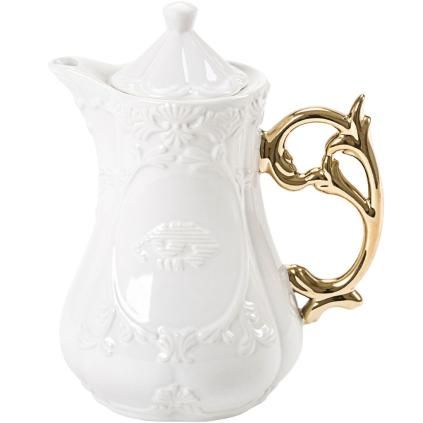 Čajová konvice I-WARES 23 cm, zlatá, Seletti