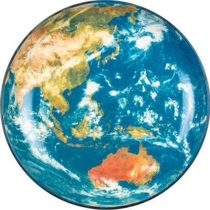 Servírovací talíř COSMIC DINER EARTH ASIA 32 cm, Seletti