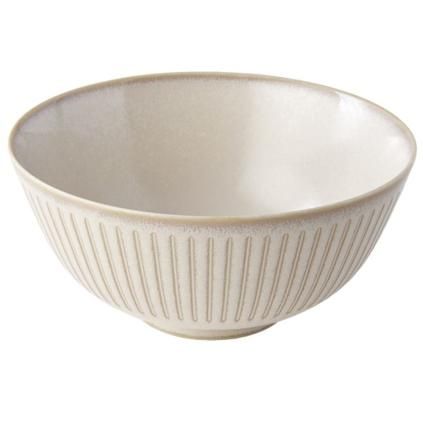 Jídelní miska RIDGED ALABASTER 16 cm, 550 ml, krémová, MIJ