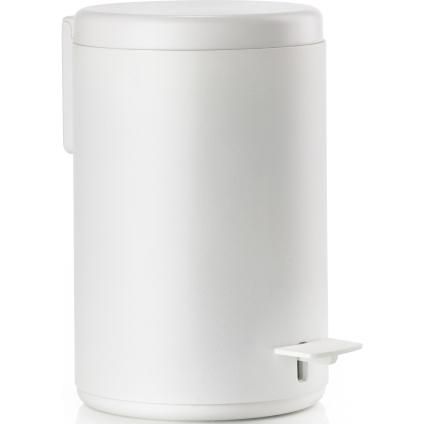 Koupelnový odpadkový koš RIM 3 l, bílá, hliník, Zone Denmark