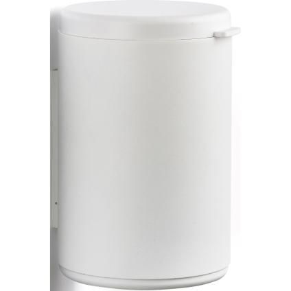 Koupelnový odpadkový koš RIM 3,3 l, nástěnný, bílá, hliník, Zone Denmark