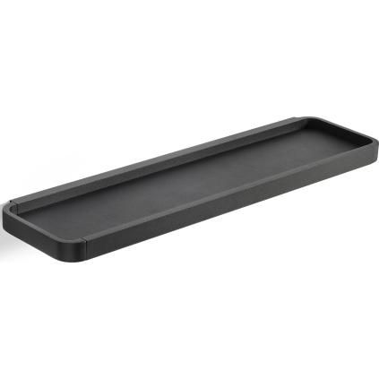 Koupelnová polička RIM 44 cm, černá, hliník, Zone Denmark