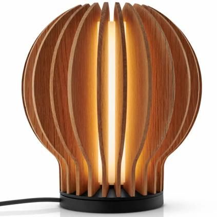 Stolní lampa RADIANT 15 cm, LED, světle hnědá, dřevo, Eva Solo