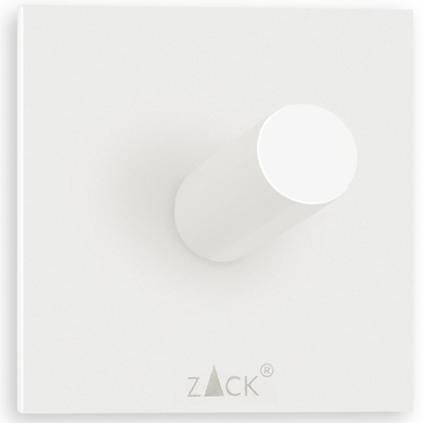 Háček na ručník 5 cm, bílá, nerezová ocel, Zack