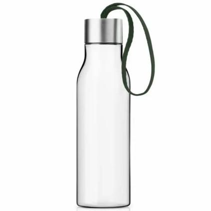 Láhev na vodu 500 ml, emeraldově zelený řemínek, plast, Eva Solo