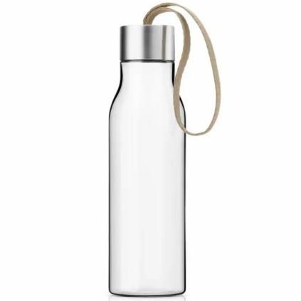 Láhev na vodu 500 ml, perlově béžový řemínek, plast, Eva Solo