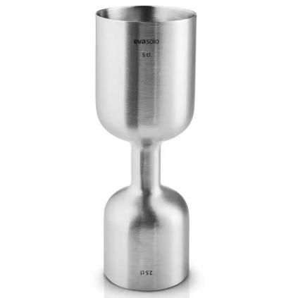 Barmanská odměrka LIQUID LOUNGE 25/50 ml, stříbrná, nerezová ocel, Eva Solo