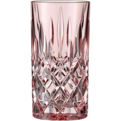 Sklenice na long drink NOBLESSE FRESH COLORS 395 ml, sada 2 ks, růžová, Nachtmann
