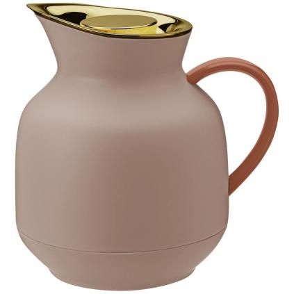 Vakuový džbán AMPHORA 1 l, 21 cm, broskvová, plast, Stelton