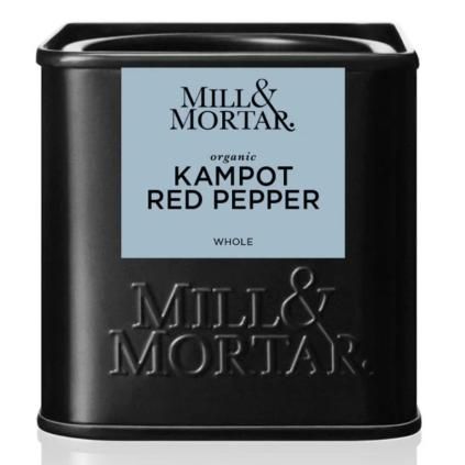 Bio červený pepř KAMPOT 50 g, celý, Mill & Mortar