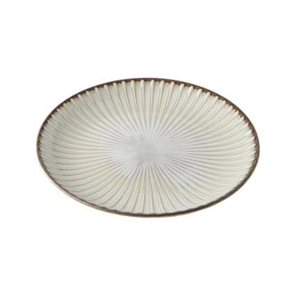 Talíř na tapas WHITE SENDAN 16 cm, bílá, keramika, MIJ