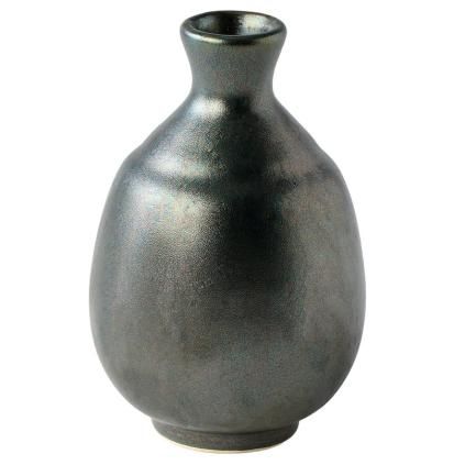 Láhev na saké DARK LUSTRE 300 ml, černá, keramika, MIJ