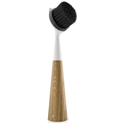 Kartáč na nádobí 23 cm, bílá, nylon / dřevo, Eva Solo