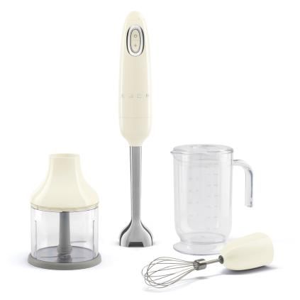 Tyčový mixér HBF03 700W, s příslušenstvím, krémová, Smeg