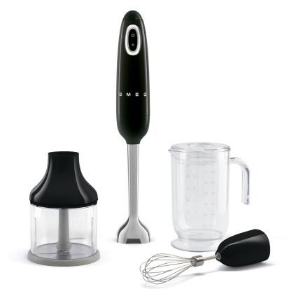 Tyčový mixér HBF03 700W, s příslušenstvím, černá, Smeg
