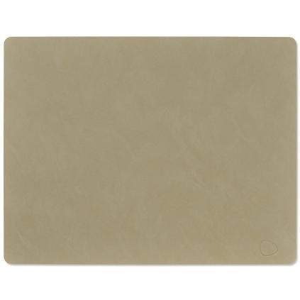 Prostírání SQUARE NUPO 35 x 45 cm, bylinný prach, kůže, LIND DNA