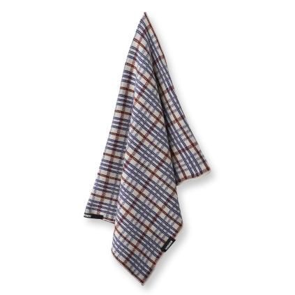 knitted kitchen towel Checkered race