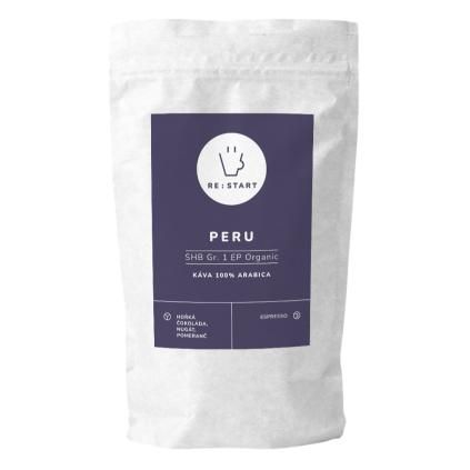 Zrnková káva PERU - SHB GR.1 ORGANIC 1 kg, RE:START