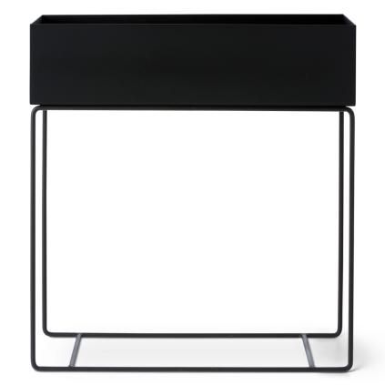 Květináč PLANT BOX 60 cm, černá, železo, ferm LIVING