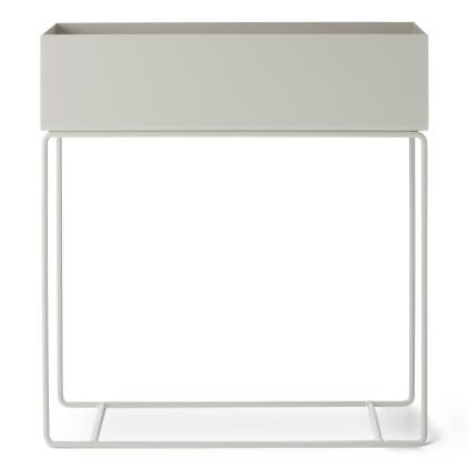 Květináč PLANT BOX 60 cm, světle šedá, železo, ferm LIVING