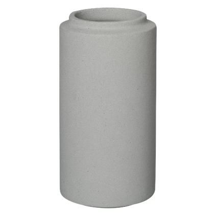 Kelímek na zubní kartáčky CRETO 13 cm, světle šedá, beton, Blomus
