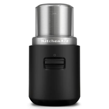 Mlýnek na kávu 5KBGR100, bezdrátový, bez baterie, matná černá, KitchenAid