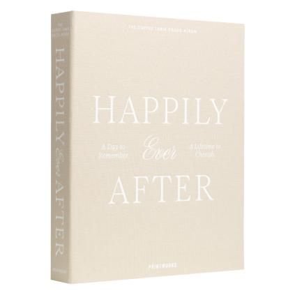Fotoalbum HAPPILY EVER AFTER, béžová, Printworks