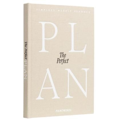 Plánovač THE PERFECT PLAN, béžová, Printworks