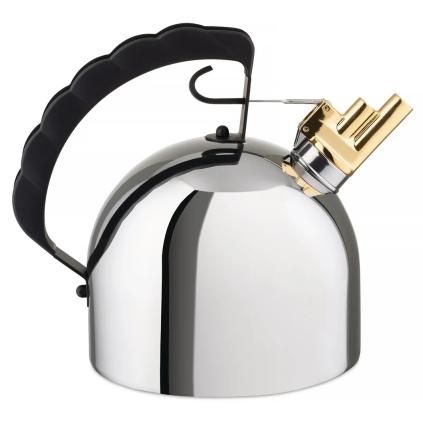 Varná konvice 9091 2 l, stříbrná / černá, nerezová ocel, Alessi