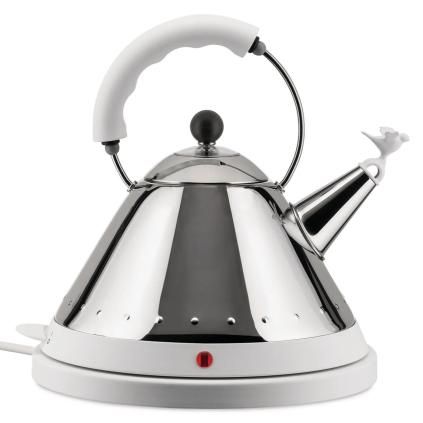 Rychlovarná konvice MG32 1,5 l, stříbrná / bílá, nerezová ocel, Alessi