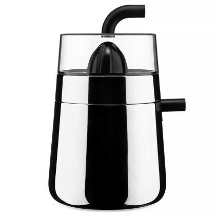 Elektrický odšťavňovač TORU 32 cm, stříbrná / černá, nerezová ocel, Alessi