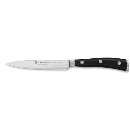 Nůž na zeleninu CLASSIC IKON 12 cm, černá, plast, Wüsthof